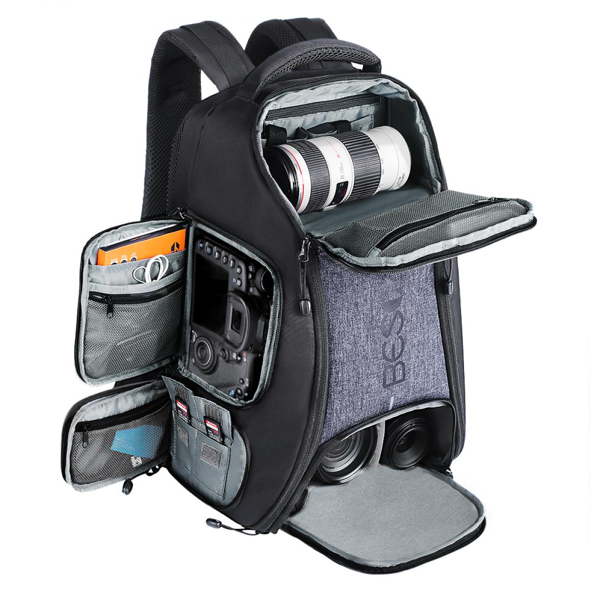 beschoi laptop backpack Camera Backpack, Beschoi Waterproof Camera Bag Fits 15 Inch Laptop 26L