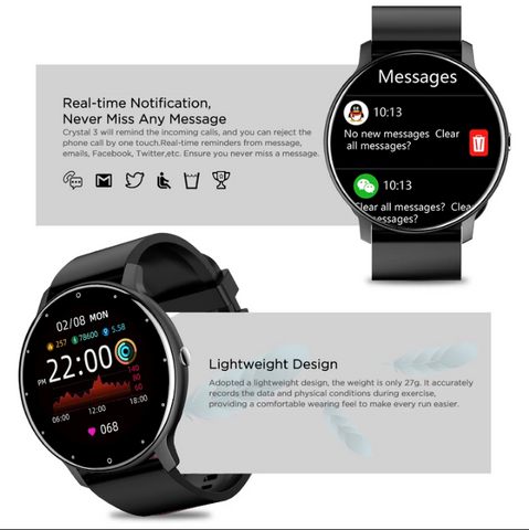 🔥Buy 1 Get 1 Free & Free Shippping🔥2021 New Men Full Touch Screen Sport Fitness  Smart Watch 🔥Buy 1 Get 1 Free & Free Shippping🔥2021 New Men Full Touch Screen Sport Fitness  Smart Watch
