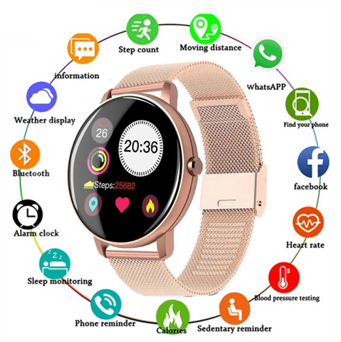 🔥Buy 2 Get 10% OFF🔥2021 Full Touch Round Smartwatch & Waterproof Sport Clock For Android IOS 🔥Buy 2 Get 10% OFF🔥2021 Full Touch Round Smartwatch & Waterproof Sport Clock For Android IOS