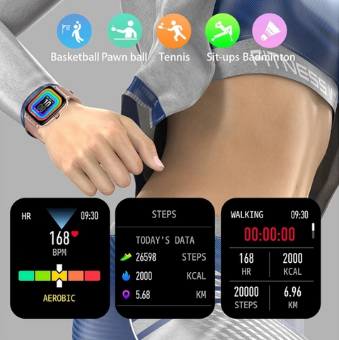 🔥Only $19.99 The 2nd one🔥Smart Watch(Bluetooth Call /Waterproof /Music Control /Fitness Tracker /Q-8 1.69 Inch Screen/ For Android & IOS) 🔥Only $19.99 The 2nd one🔥Smart Watch(Bluetooth Call /Waterproof /Music Control /Fitness Tracker /Q-8 1.69 Inch Screen/ For Android & IOS)