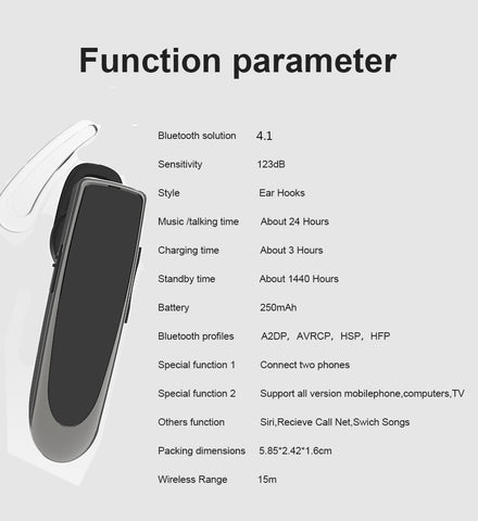 🔥Only $13.49 The 2nd one🔥Bluetooth 4.2 Wireless Headset Earbuds Earpiece with Mic Mini Handsfree Earphones 24Hrs Headphones for iPhone xiaomi 🔥Only $13.49 The 2nd one🔥Bluetooth 4.2 Wireless Headset Earbuds Earpiece with Mic Mini Handsfree Earphones 24Hrs Headphones for iPhone xiaomi