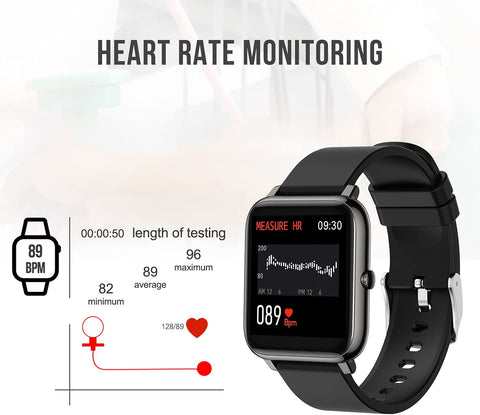 P22 Smart Watch--Start your fitness journey  【Fitness Tracker for Android 5.0 & IOS 9.0 above, Bluetooth 4.0 / With Heart Rate and Sleep Monitor/Activity Tracker/IP67 Waterproof /With Step Counter】 P22 Smart Watch--Start your fitness journey  【Fitness Tracker for Android 5.0 & IOS 9.0 above, Bluetooth 4.0 / With Heart Rate and Sleep Monitor/Activity Tracker/IP67 Waterproof /With Step Counter】