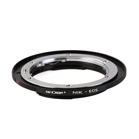 K&F Concept K&F M11131 Nikon F Lenses to Canon EF Lens Mount Adapter K&F Concept K&F M11131 Nikon F Lenses to Canon EF Lens Mount Adapter
