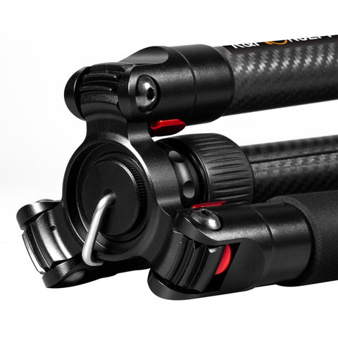 59.6"/152cm Carbon Fiber Camera Tripod Legs 12kg/26.5lbs Load Capacity Explorer Series TC2834L(TC2834)