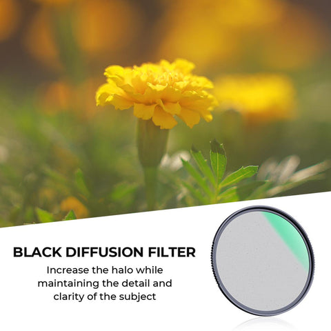Black Pro-Mist Filter 1 Special Effects Filter Cinematic Look Black Diffusion Effect Filter for Camera Lens Nano-X Series