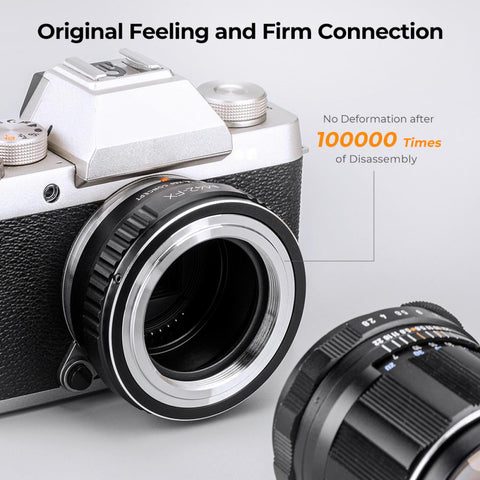 M42 42mm Screw to Fuji Fujifilm FX XPro1 X-Pro1 Lens Mount Adapter Ring K&F Concept Lens Adapter