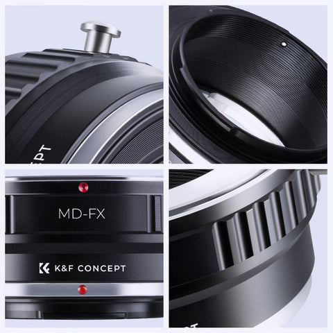 Minolta MD MC Lenses to Fuji X Lens Mount Adapter K&F Concept M15111