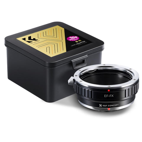 EOS EF/EFS Lens to Fuji FX Mount X-Pro1 X Camera X-Series Mirrorless Cameras K&F Concept Lens Mount Adapter