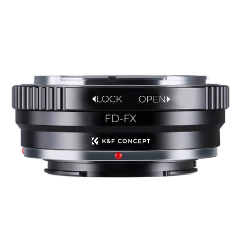 Canon FD Lens to Fujifilm FX Mount Mirrorless Camera Adapter K&F Concept Lens Mount Adapter