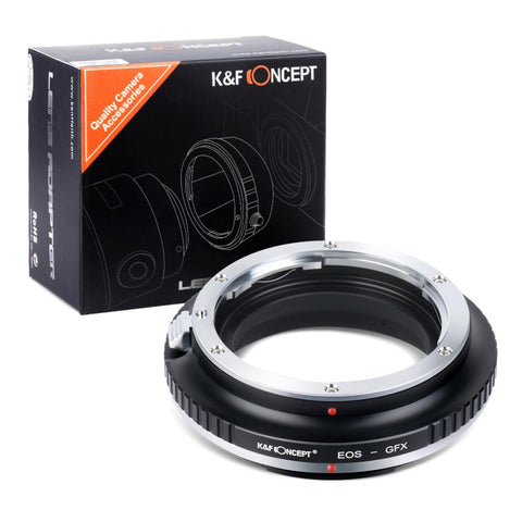 Canon EOS EF Lenses to Fuji GFX Lens Mount Adapter For DSLR K&F Concept M12211 Lens Adapter