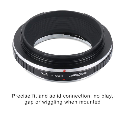 Canon EOS EF Lenses to Fuji GFX Lens Mount Adapter For DSLR K&F Concept M12211 Lens Adapter