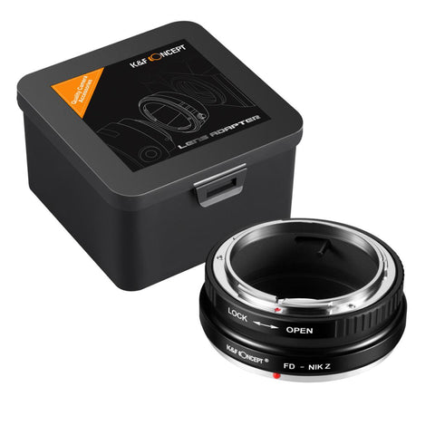 FD FL Lens to Nikon Z6 Z7 Camera K&F Concept Lens Mount Adapter Lens Adapter