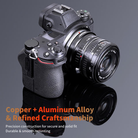 Pentax PK Munt Lens to Nikon Z6 Z7 Camera K&F Concept Lens Mount Adapter