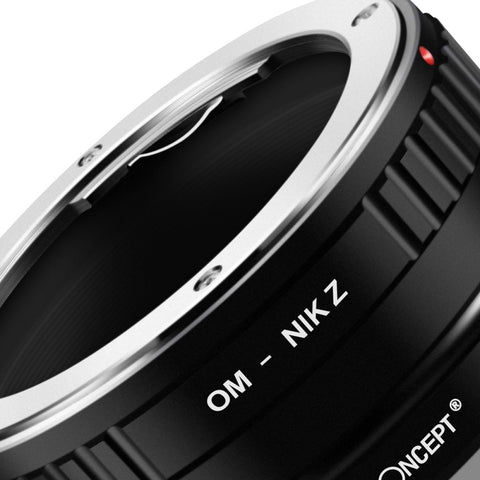 Olympus OM Mount Lens to Nikon Z6 Z7 Camera K&F Concept Lens Mount Adapter