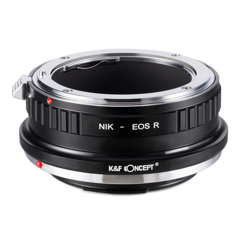 Nikon F Lenses to Canon EOS R Lens Mount Adapter K&F  M11194 Lens Adapter