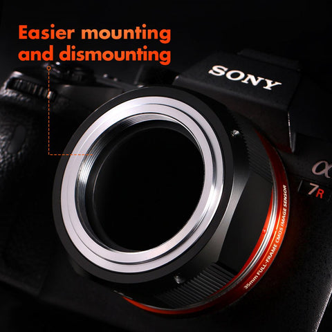M42 Lens to Sony NEX E-Mount Camera for Sony Alpha NEX-7 NEX-6 NEX-5N NEX-5 NEX-C3 NEX-3 with Matting Varnish Design Lens Mount Adapter