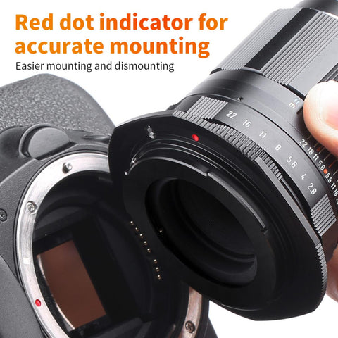 M42 Screw Mount SLR Lenses to Canon EOS (EF, EF-S) Mount M42-EOS PRO K&F Concept M10135 Lens Adapter