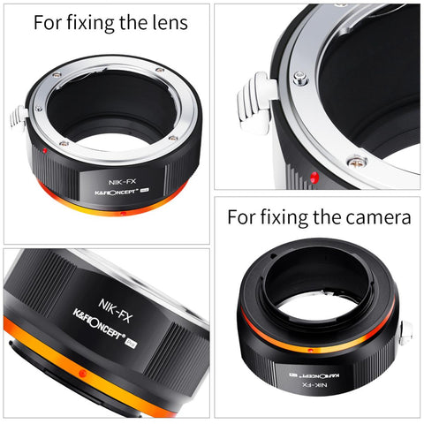 NIK-FX (AI-FX) Nikon AI lens to Fuji FX PRO K&F Concept M11115 Lens Adapter