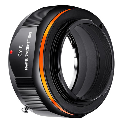 C/Y-Nex Pro lens adapter (orange) K&F Concept M14105 Lens Adapter