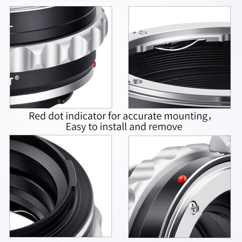 NIK(G)-FX Manual Focus Nikon F (G-Type) Lens to L Mount Camera Body Lens Mount Adapter