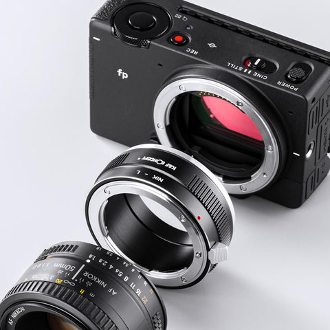 NIK-L Manual Focus Nikon F Lens to L Mount Camera Body Lens Mount Adapter