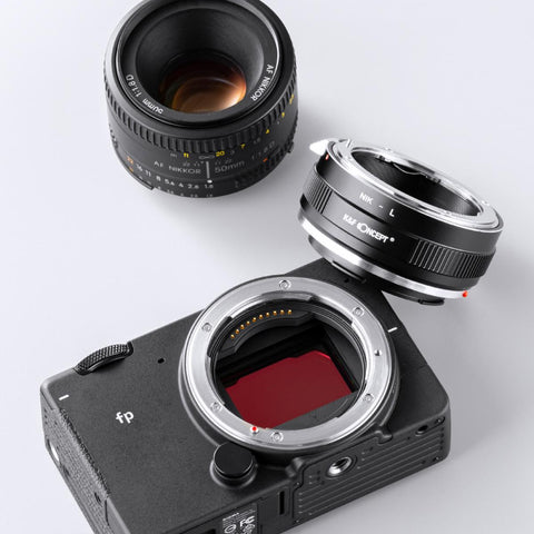 NIK-L Manual Focus Nikon F Lens to L Mount Camera Body Lens Mount Adapter