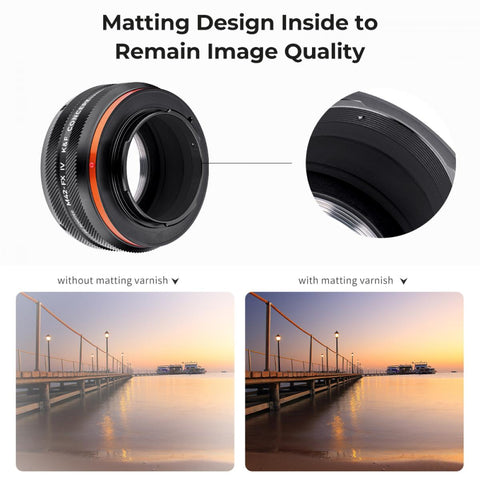 M42 Series Lens to Fuji X Series Mount Camera M42-FX IV PRO High Precision K&F Concept Lens Mount Adapter