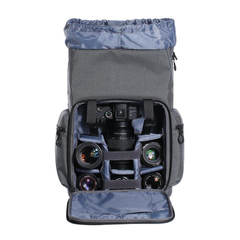 15.6" Camera Backpack Bag 25L with Laptop Compartment for DSLR/SLR Mirrorless Camera Case for Sony Canon Nikon Camera/Lens/Tripod Parts
