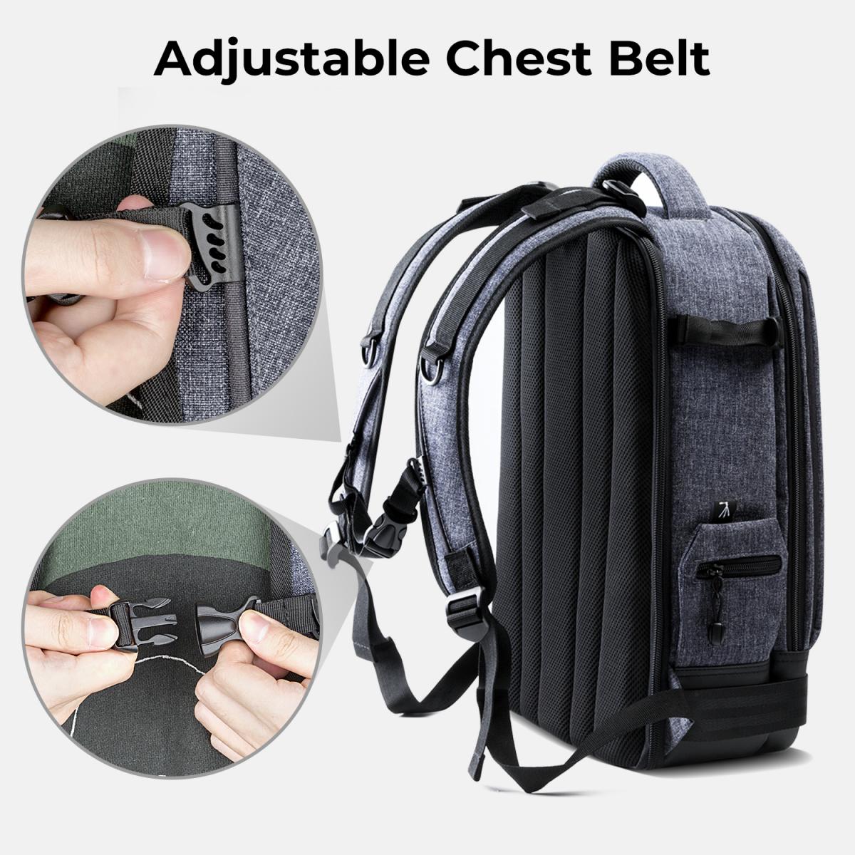 Large Camera Backpack DSLR/SLR Camera Bag Fits 15.6 Inch Laptop 18L wi – K&F KENTFAITH Large Camera Backpack DSLR/SLR Camera Bag Fits 15.6 Inch Laptop 18L wi – K&F KENTFAITH
