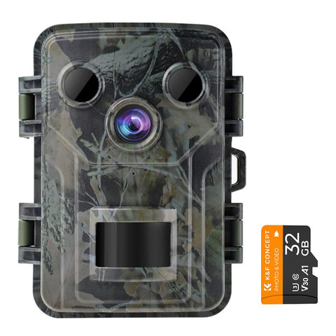 1080P 20MP Trail Camera with Night Vision 0.2S Trigger Motion Activated IP66 Waterproof