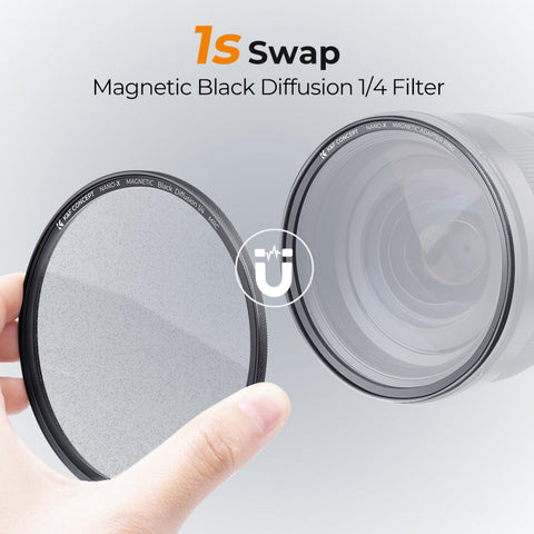 Magnetic Black Mist Filter 1/4 Special Effects Filter HD Multi-layer Coated, Waterproof/Scratch-Resistant/ Anti-Reflection, Nano-X Series