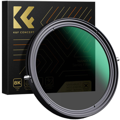 ND2-ND32 (1-5 Stop) Variable ND Filter and CPL Circular Polarizing Filter 2 in 1 for Camera Lens Nano X Series
