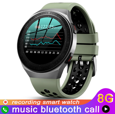 MT-3 8G Memory Music Smart Watch(Bluetooth Call/ Full Touch Screen /Waterproof /Recording / Sports Bracelet）