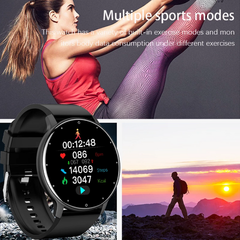 🔥Buy 1 Get 1 Free & Free Shippping🔥2021 New Men Full Touch Screen Sport Fitness  Smart Watch