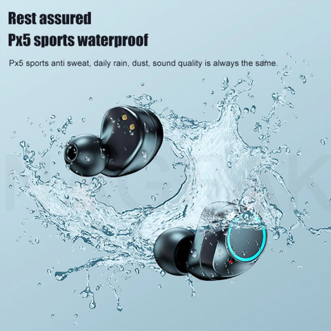 🔥🔥k&F  TWS Bluetooth 5.0 Earphone 3500mAh Charging Box Wireless Headphones Only last 100 set!!!