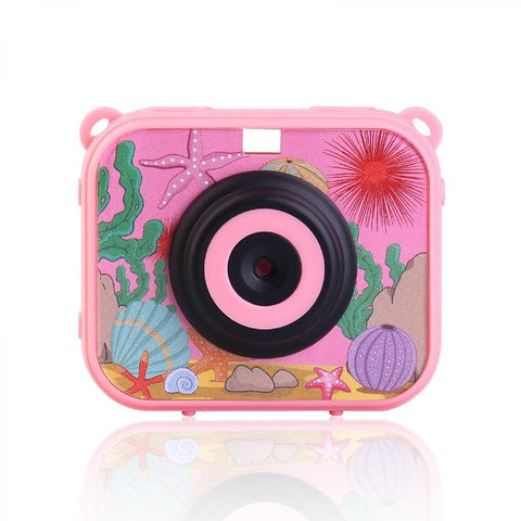 K&F Concept AT-G20B Kids Action Camera 1080P HD Waterproof Video Digital Children Sports Camcorder, 33GB SD Card Pink&Blue