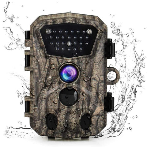 K&F Concept H883 Mini Trail Camera 1080P HD Game Camera IP66 Waterproof Wildlife Hunting Cam with 12months long standby and Night Vision 2.4”± LCD IR LEDs