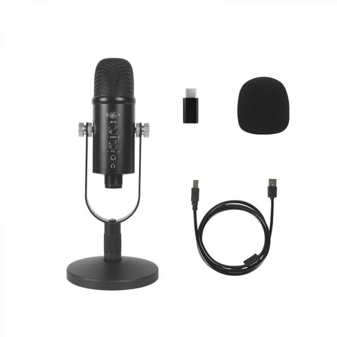 USB condenser mic bracket set home computer recording game high sampling noise reduction monitoring wired microphone
