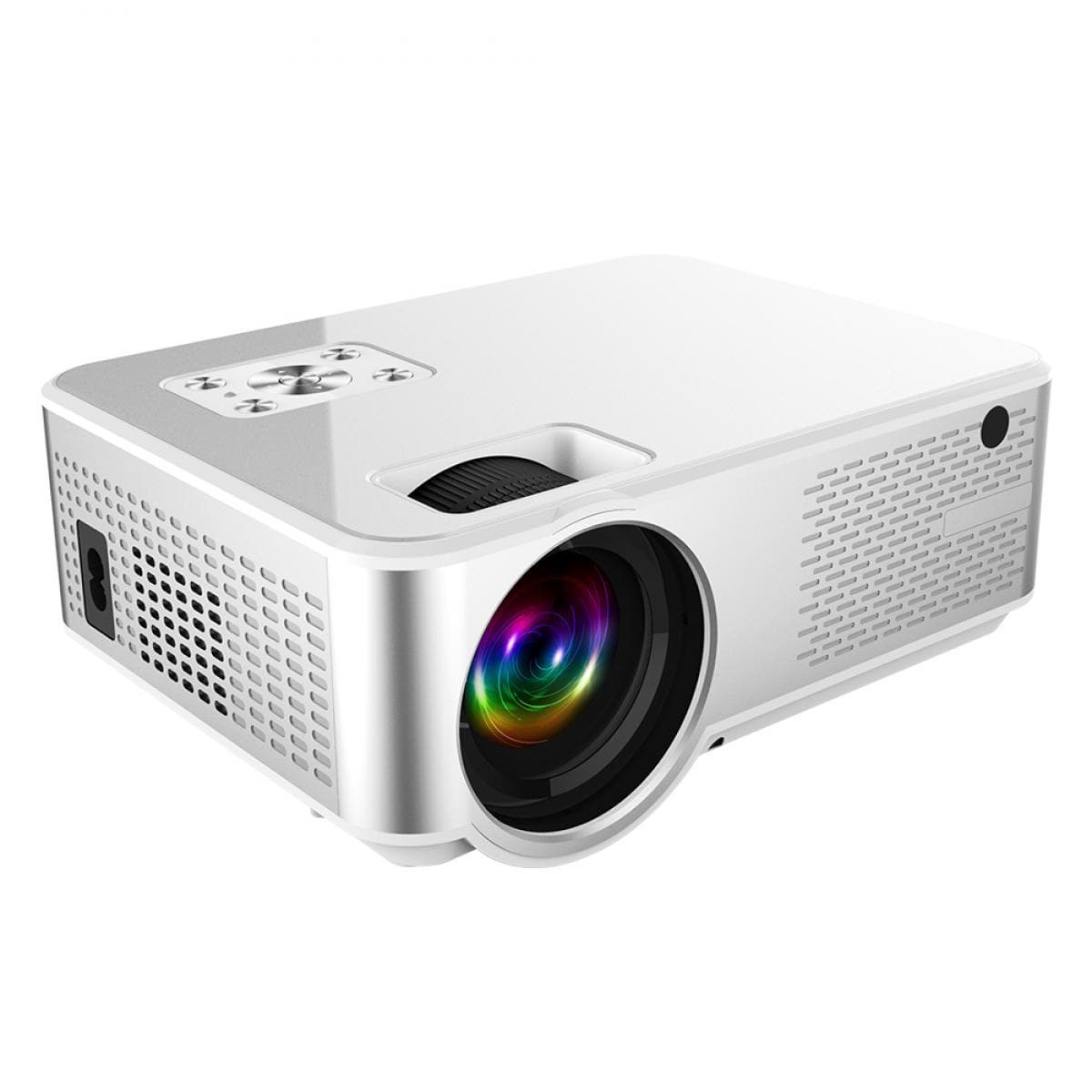 WiFi same-screen projector, 360-degree flip, 2800 lumens, 120-inch dis ...