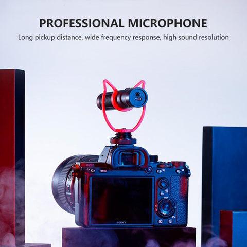 MIC-02 SLR microphone interview directional recording vlog movie gun phone camera