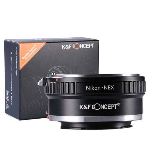 K&F Concept K&F M11101 Nikon F Lenses to Sony E Lens Mount Adapter