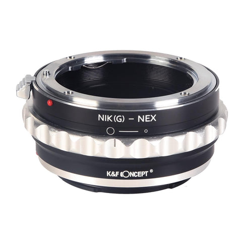 K&F Concept K&F M18101 Nikon G/F/AI/AIS/D Lenses to Sony E Lens Mount Adapter