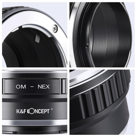 K&F Concept K&F M16101 Olympus OM Lenses to Sony E Lens Mount Adapter