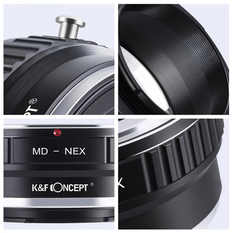 K&F Concept K&F M15101 Minolta MD MC Lenses to Sony E Lens Mount Adapter