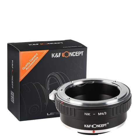 K&F Concept K&F M11121 Nikon F Lenses to M43 MFT Lens Mount Adapter