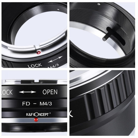 K&F Concept K&F M13121 Canon FD Lenses to M43 MFT Lens Mount Adapter