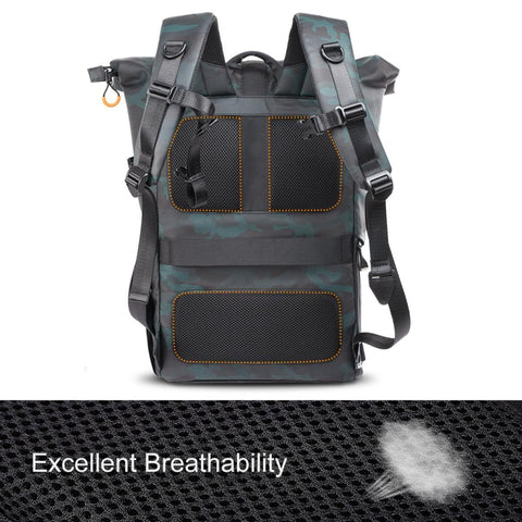 K&F Concept K&F Concept Camera Backpack Waterproof Photography15&quot; Laptop Compartment for SLR/DSLR Camera, Lens and Accessories with Rain Cover