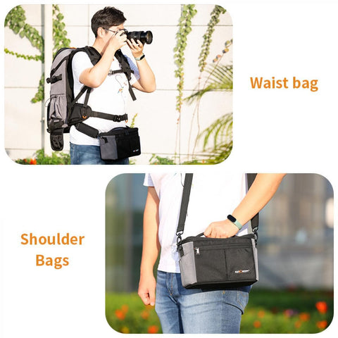 Pro Large Camera Backpack Fits 17 Inch Laptop DSLR SLR Camera Bag 32L, Anti-Theft Waterproof Camera Case for Photographers,Men Women,with Rain Cover,Tripod Holder,Black