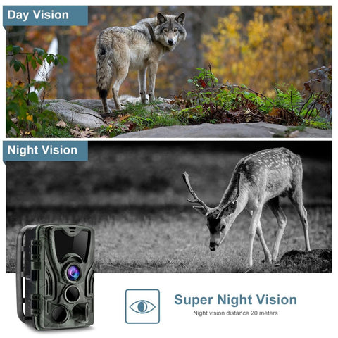 K&F Concept K&F HC-801A 16MP/0.3 seconds Trigger/3 PIR HD Outdoor trail camera Waterproof Hunting Infrared Night Vision Camera