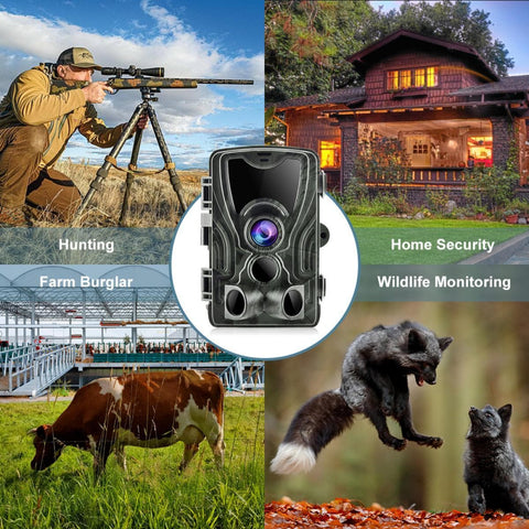 K&F Concept K&F HC-801A 16MP/0.3 seconds Trigger/3 PIR HD Outdoor trail camera Waterproof Hunting Infrared Night Vision Camera